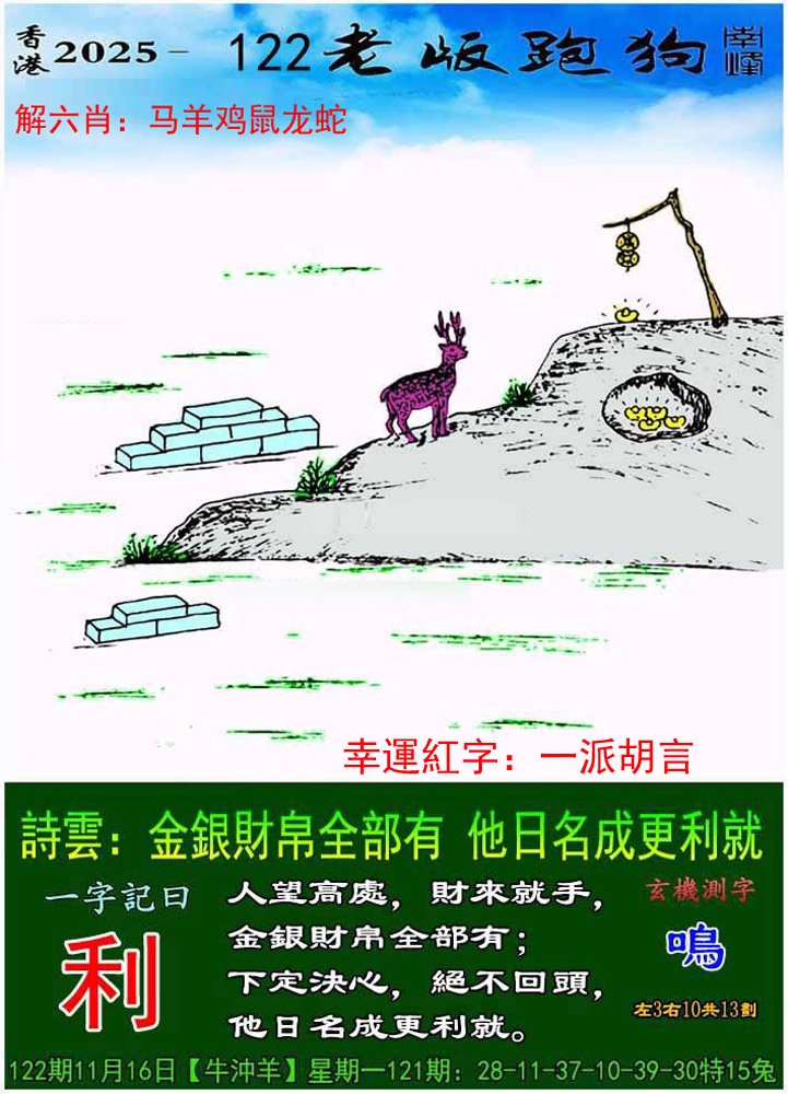 六合彩122期老版跑狗图