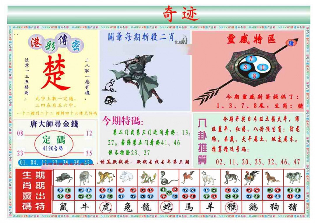 六合彩124期马经奇迹B(新图推荐)