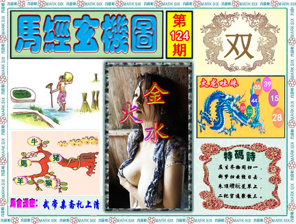 六合彩124期马经玄机图（荐）