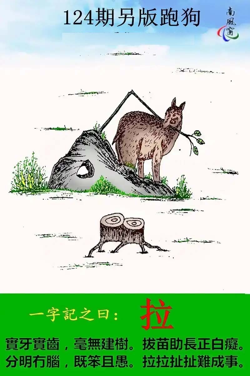 六合彩124期另版跑狗