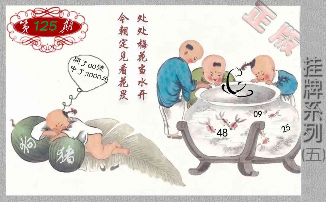 六合彩125期马经挂牌系列E(新图)