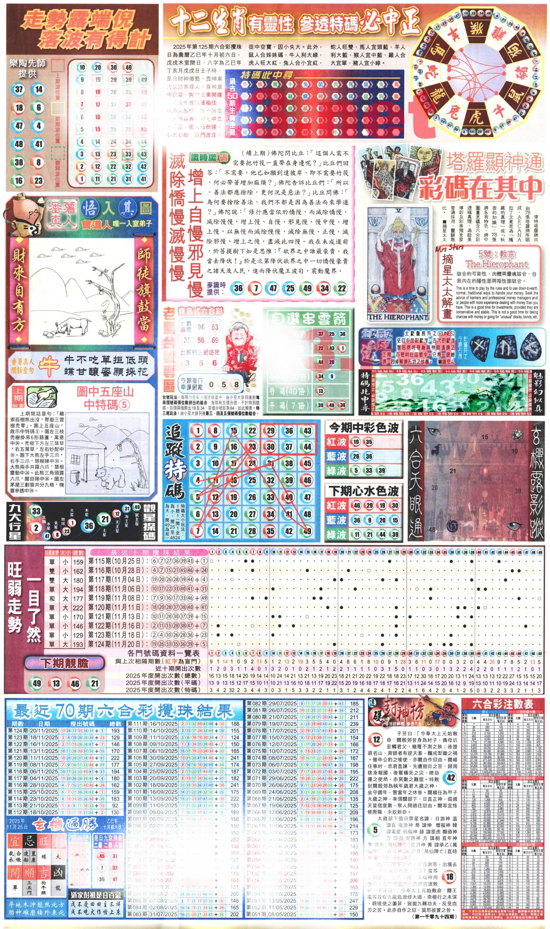 六合彩125期新报玄机(港版)C