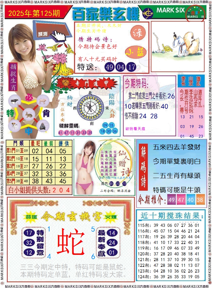 六合彩125期百家乐玄机 记录
