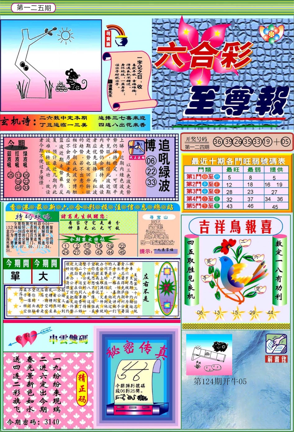 六合彩125期六合至尊