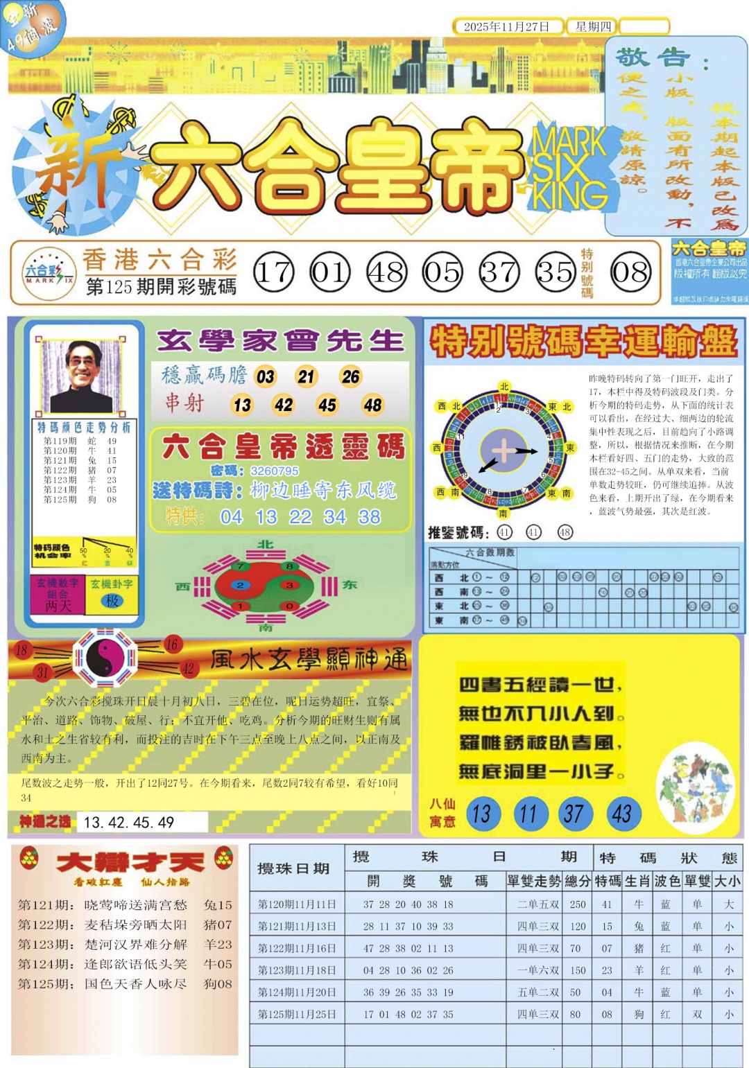 六合彩126期六合皇帝A