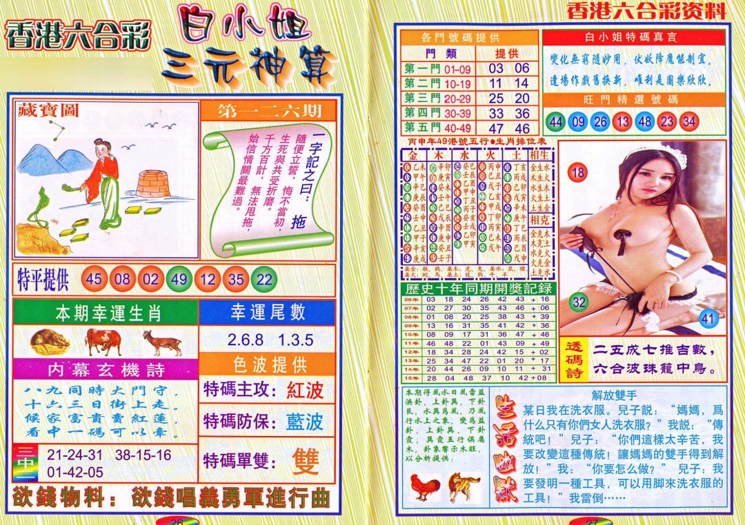 六合彩126期三元神算