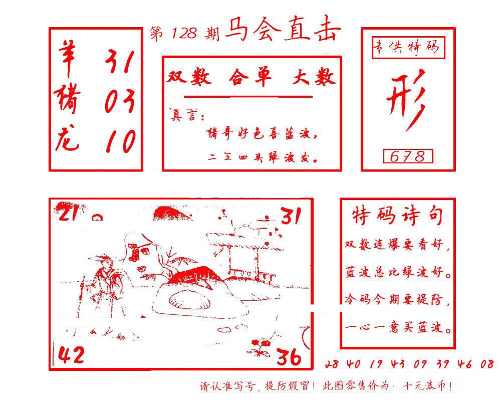 六合彩128期马会直击
