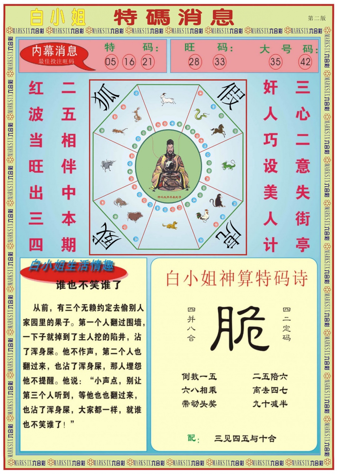 六合彩128期白小姐特码消息B