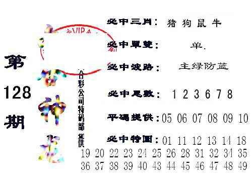 六合彩128期六合神龙