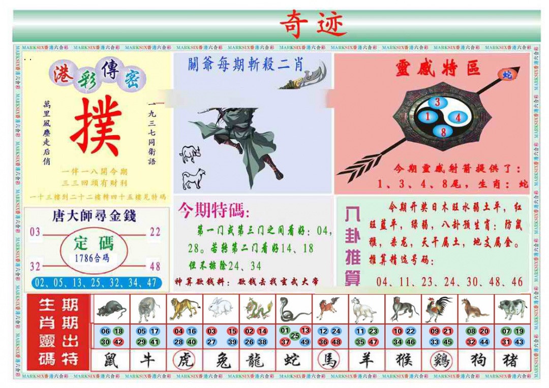 六合彩128期马经奇迹B(新图推荐)