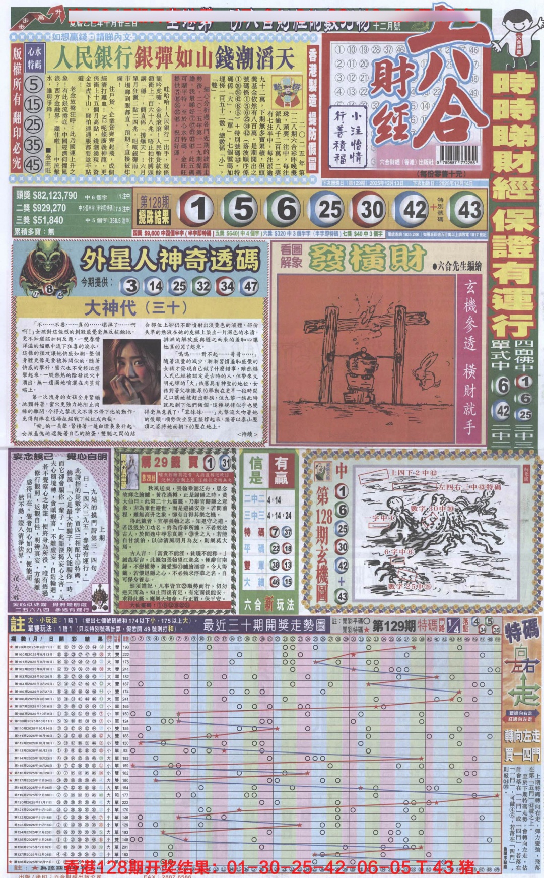 六合彩129期六合财经A加大版