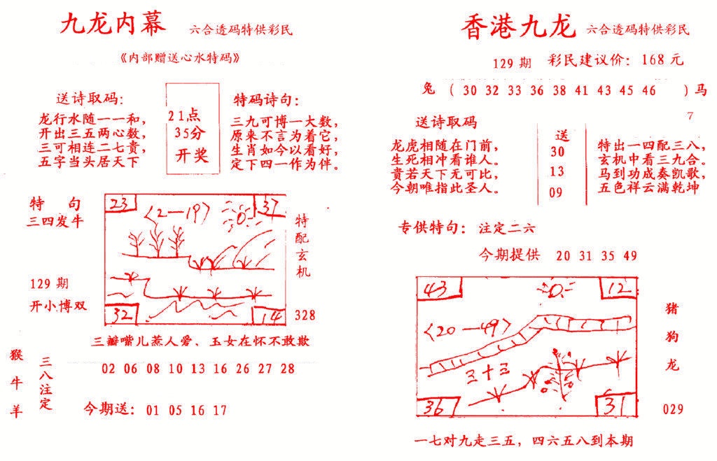 六合彩129期九龙内幕