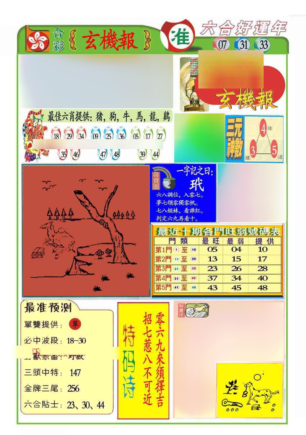 六合彩129期马经玄机报(新图推荐)