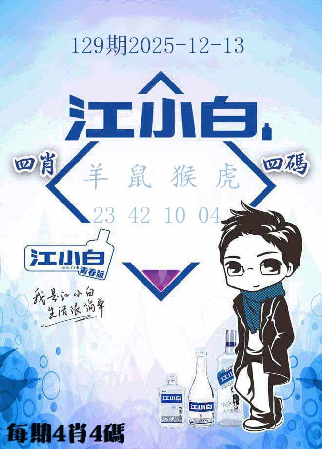 六合彩129期江小白