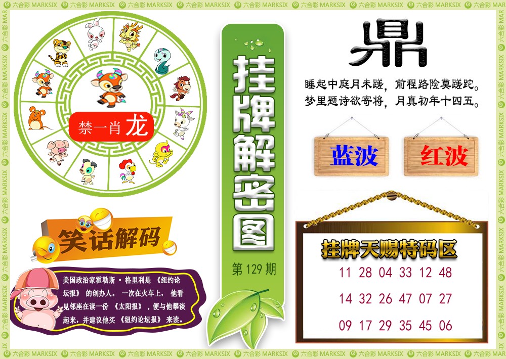 六合彩129期挂牌解密(新图)