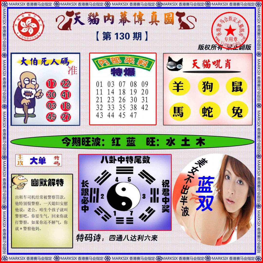 六合彩130期内幕传真图