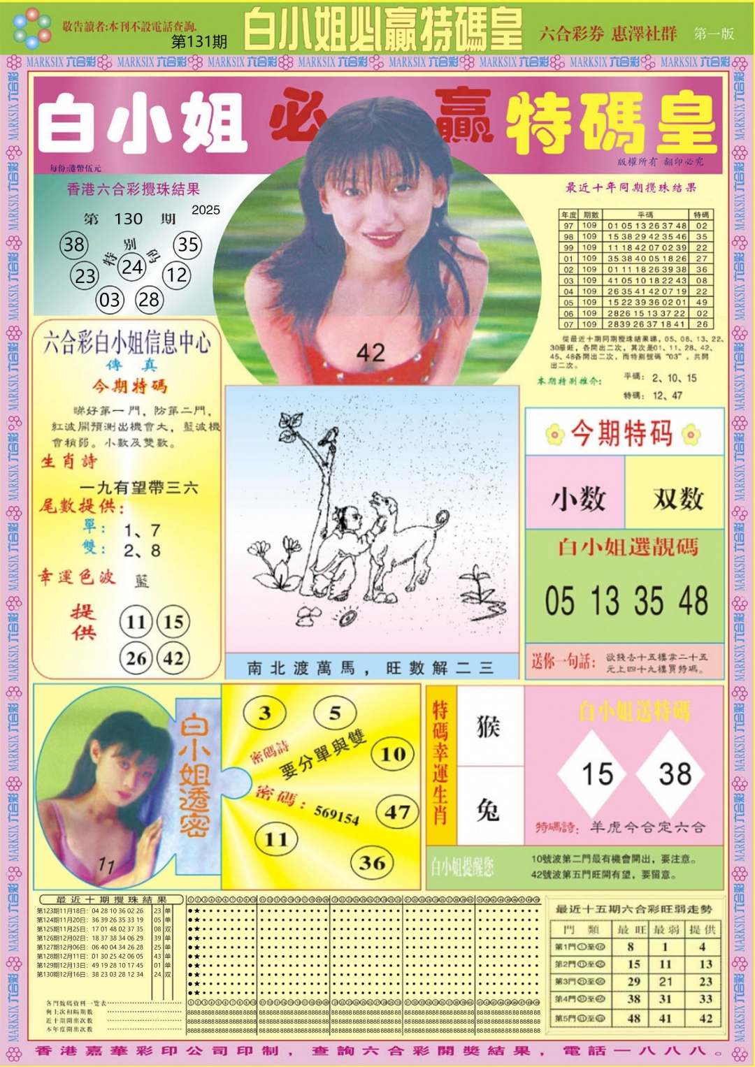 六合彩131期白小姐必赢A