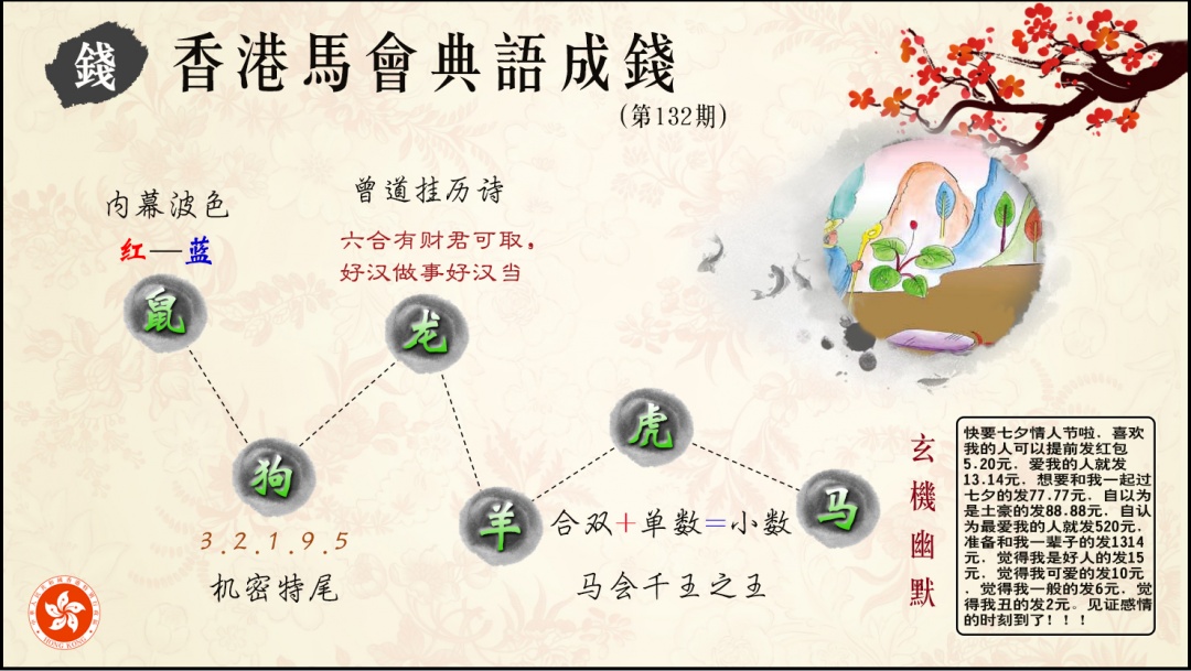 六合彩132期典语成钱