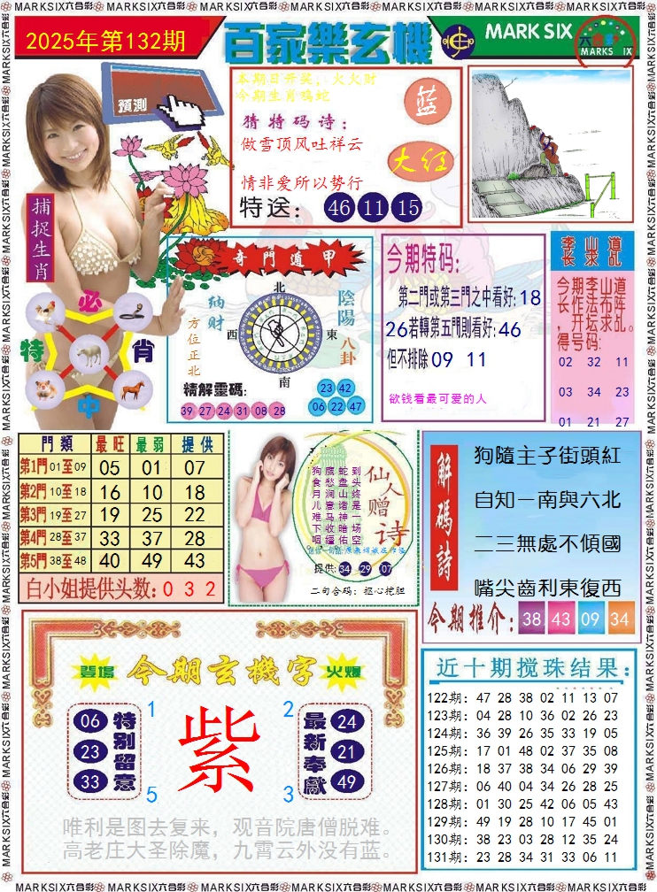 六合彩132期百家乐玄机 记录