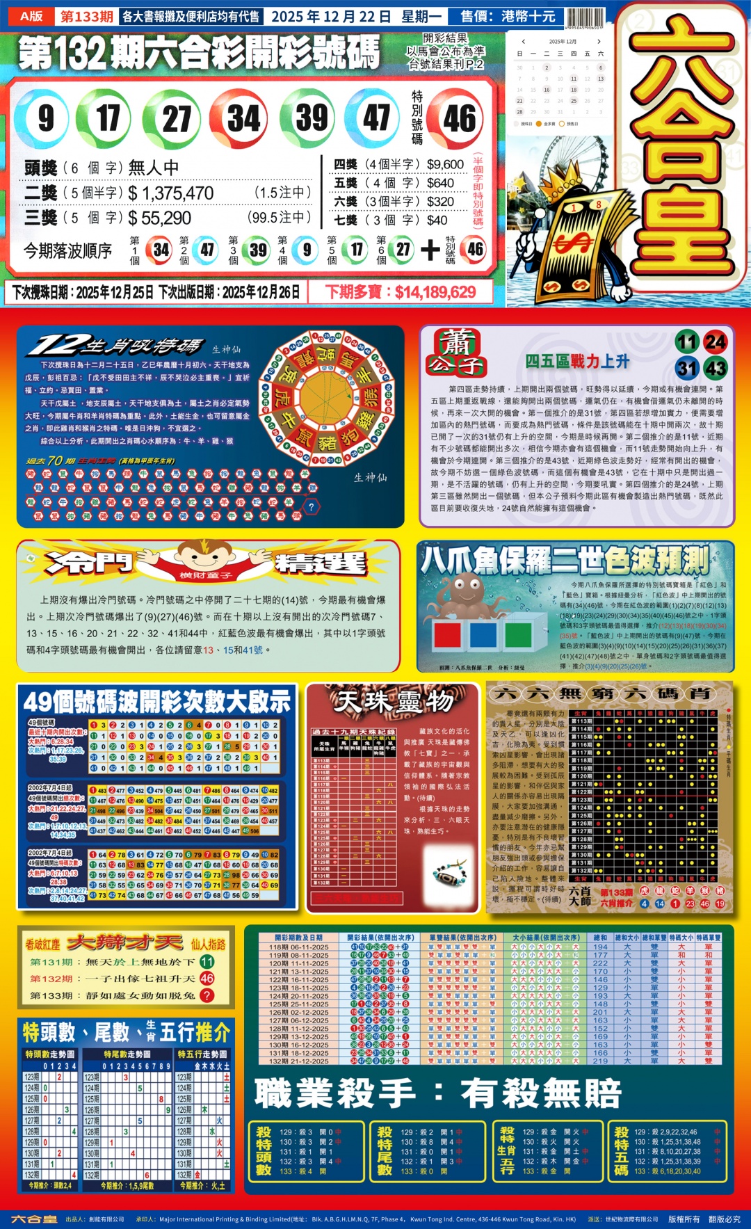 六合彩133期六合皇A