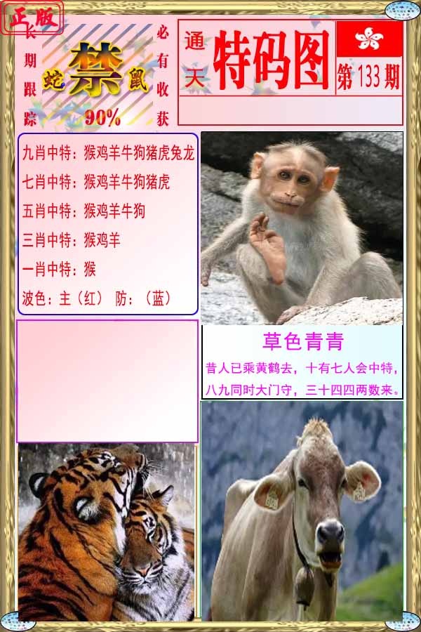 六合彩133期特码图