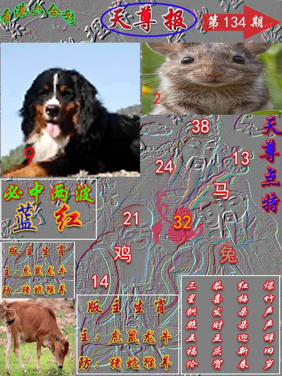 六合彩134期天尊报