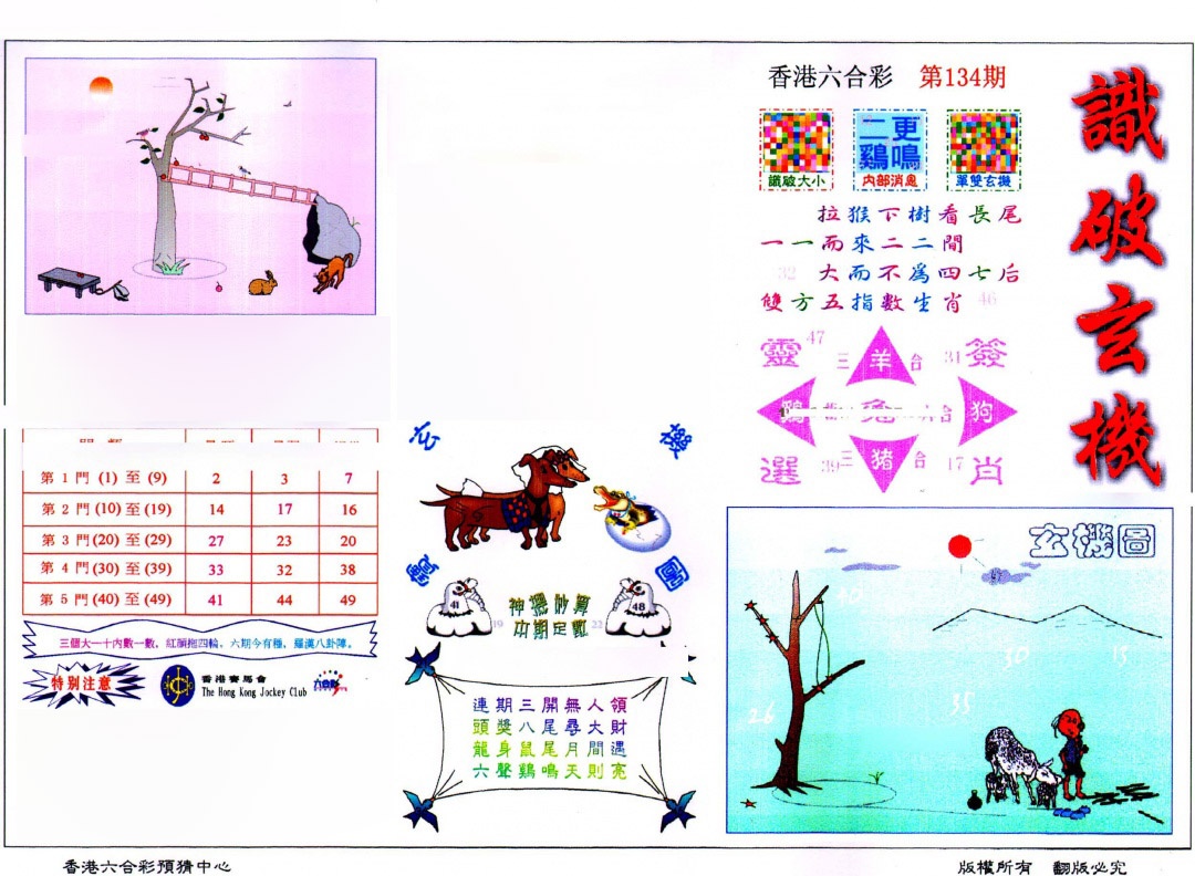 六合彩134期识破玄机(保证香港版)