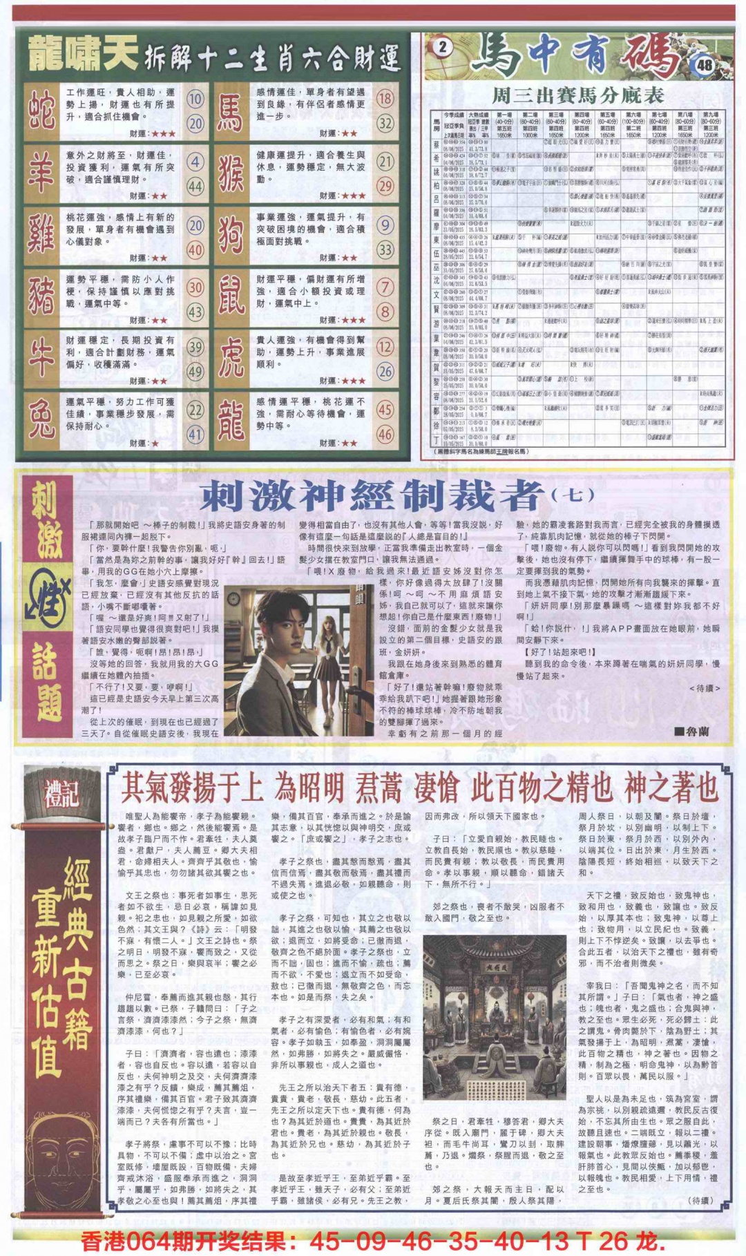 六合彩065期新报跑狗B