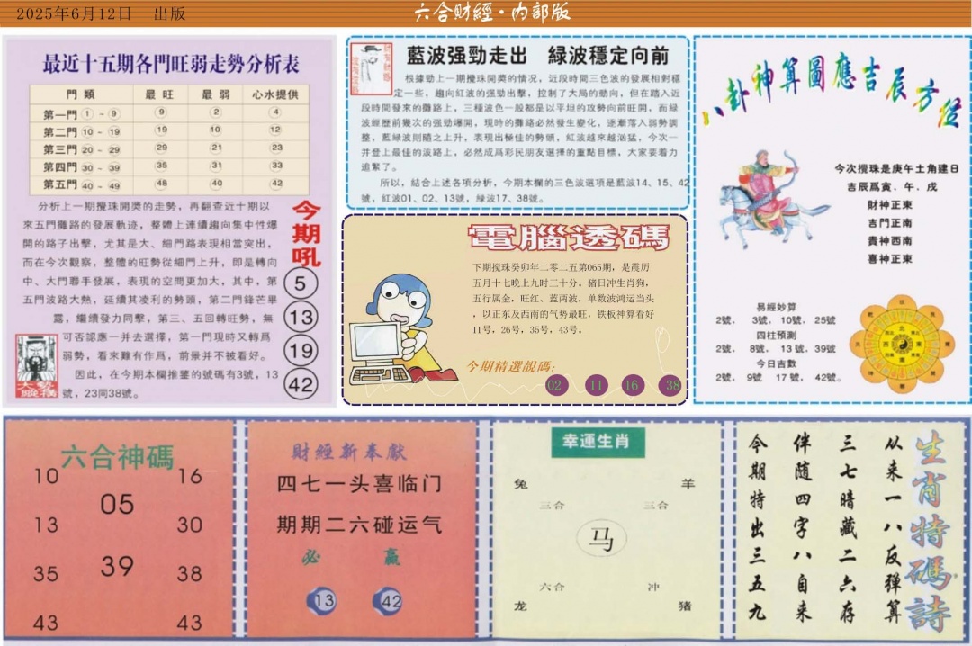 六合彩065期六合财经B