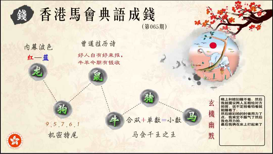 六合彩065期典语成钱