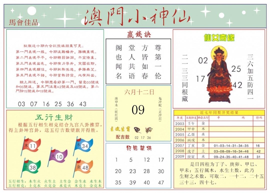 六合彩065期澳门小神仙-2