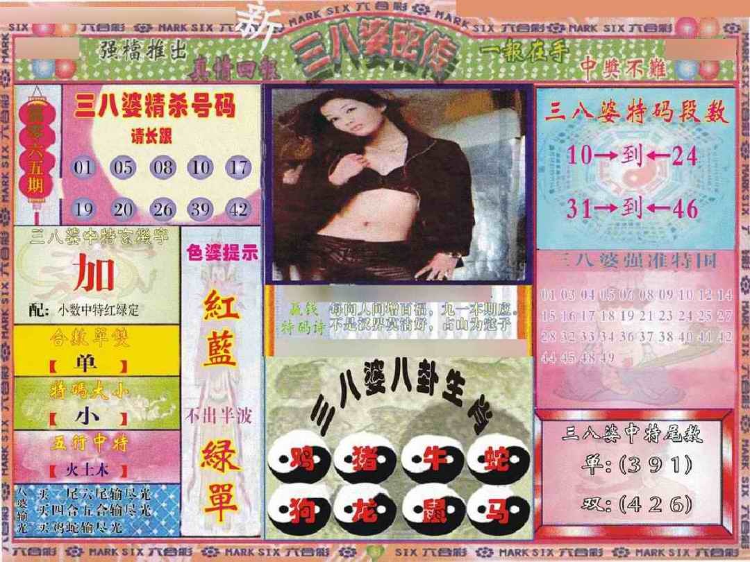 六合彩065期三八婆密报