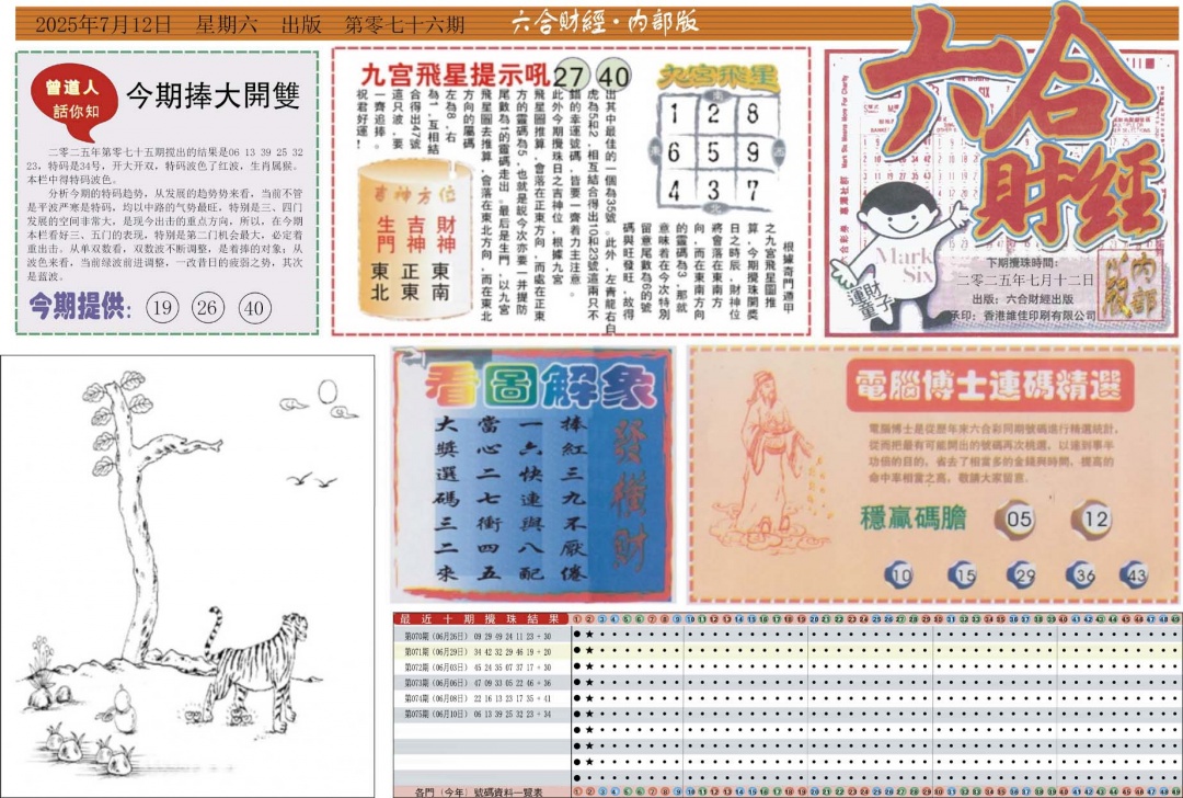 六合彩076期六合财经A