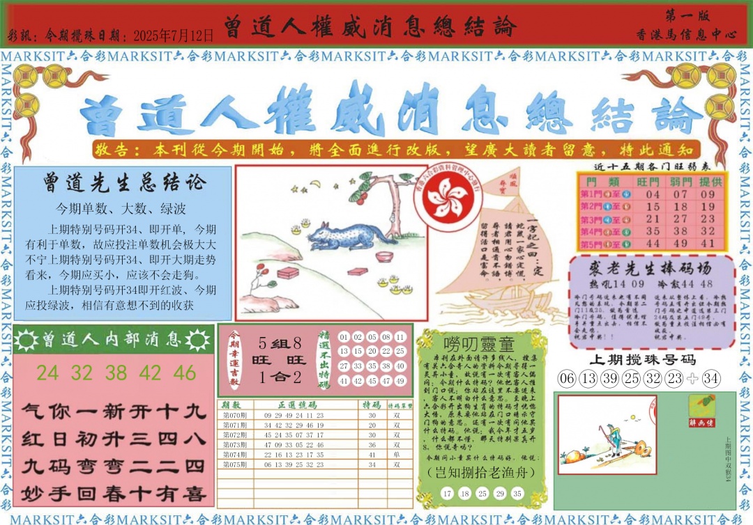 六合彩076期曾道人权威消息A