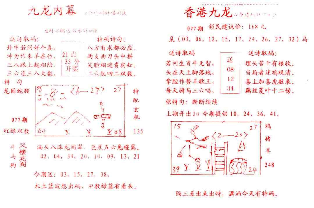六合彩077期九龙内幕