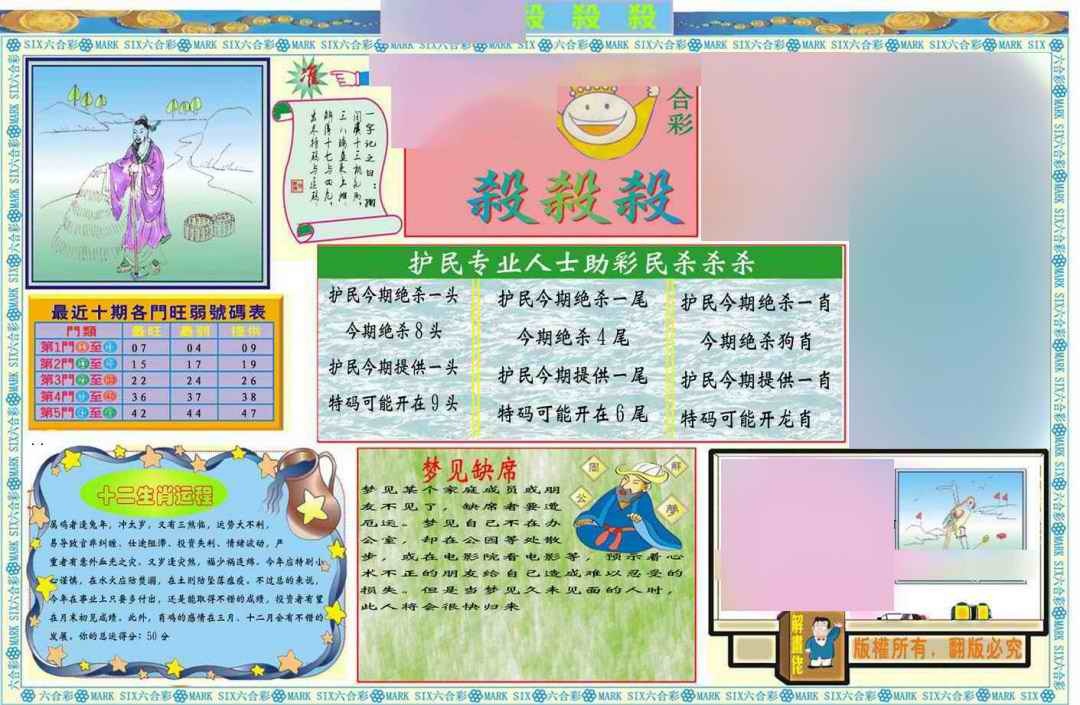 六合彩077期马经杀杀杀A(新图推荐)