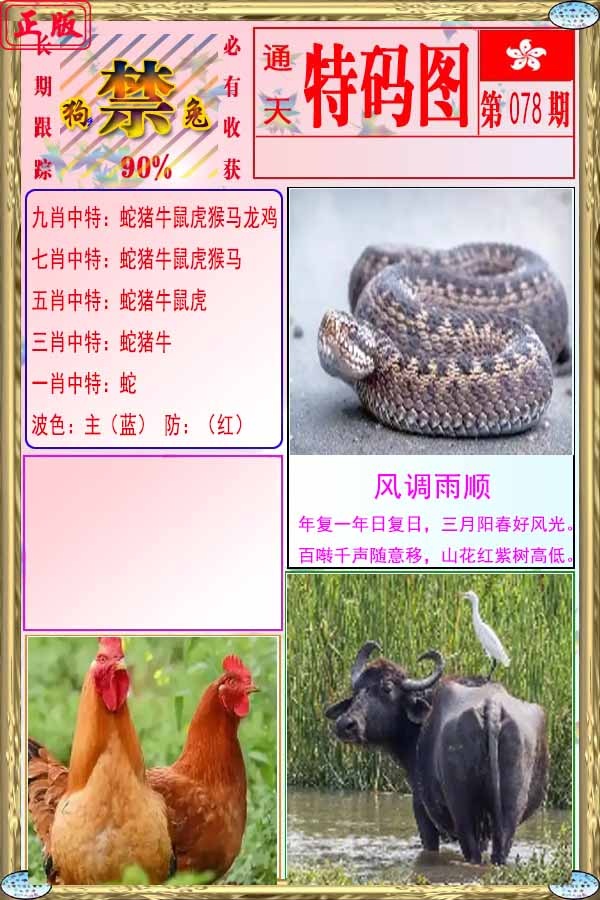 六合彩078期特码图