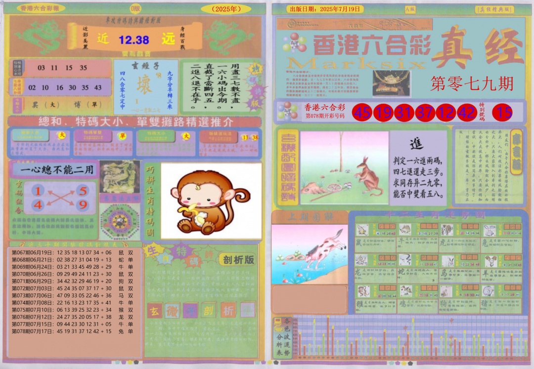 六合彩079期真经A