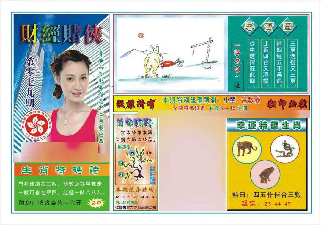 六合彩079期财经赌侠(新图)