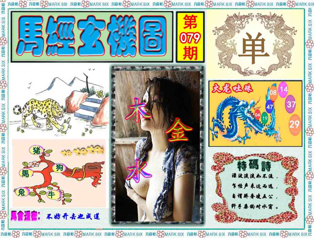 六合彩079期马经玄机图（荐）