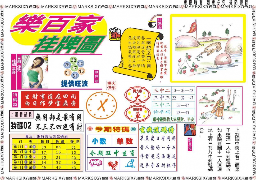 六合彩080期乐百家挂牌图记录