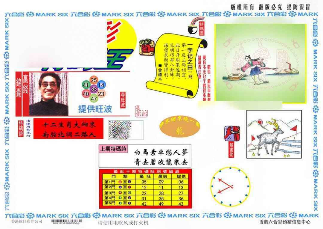 六合彩080期特码王(信封)