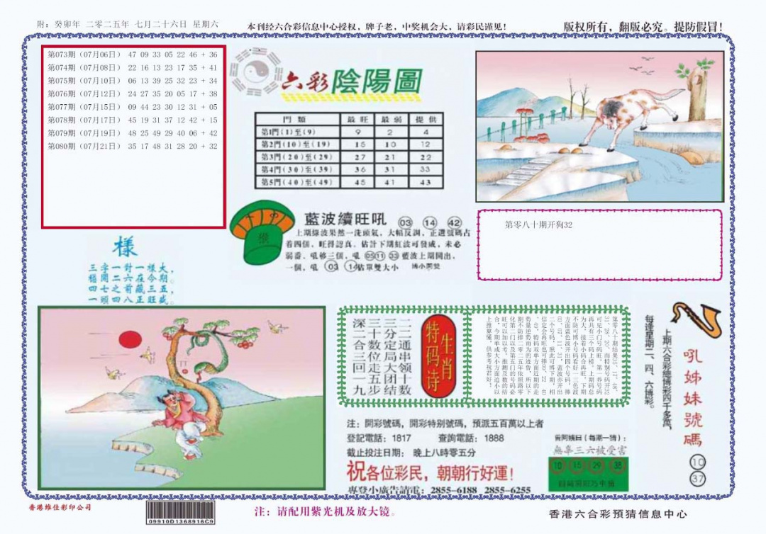 六合彩081期4-六合阴阳