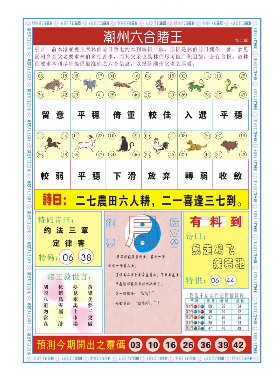 六合彩081期潮州六合赌王B