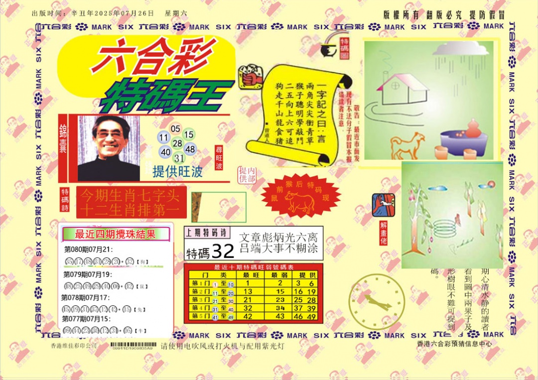 六合彩081期特码王
