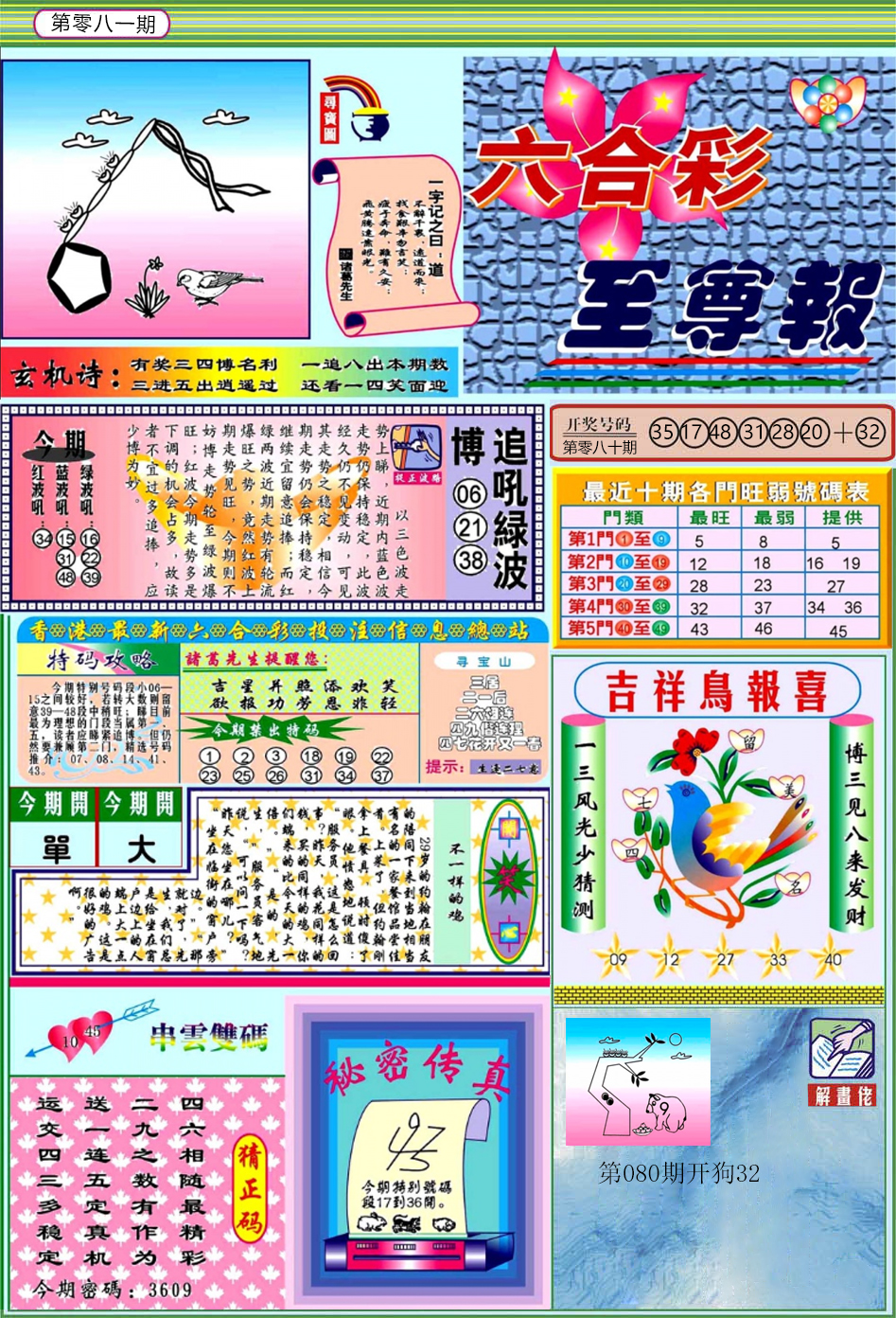 六合彩081期六合至尊