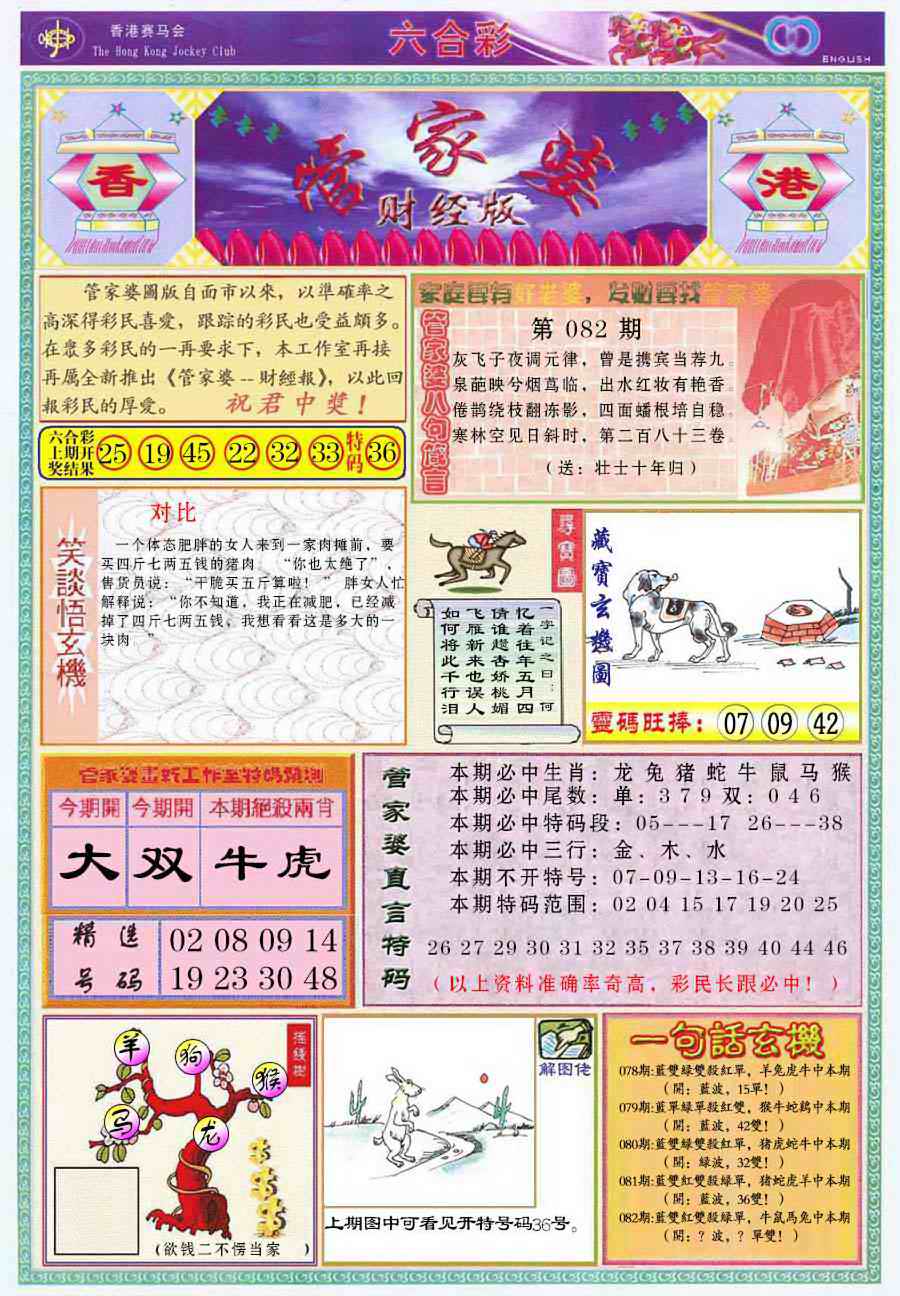 六合彩082期管家婆财经版