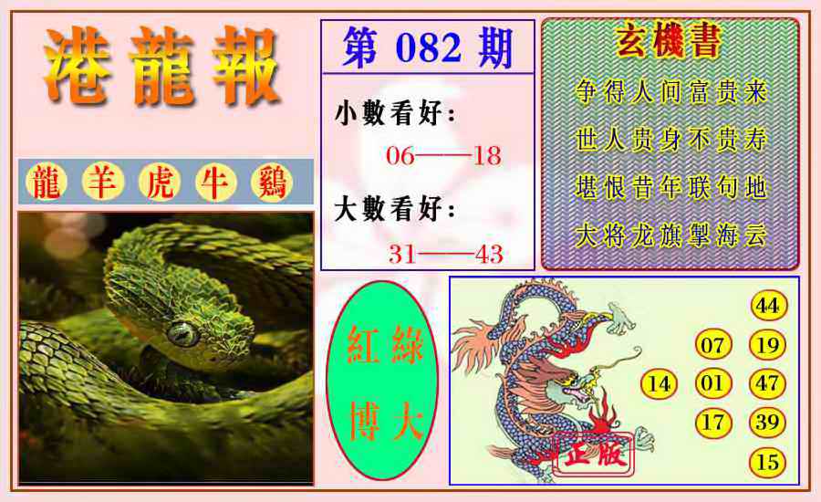 六合彩082期港龙报