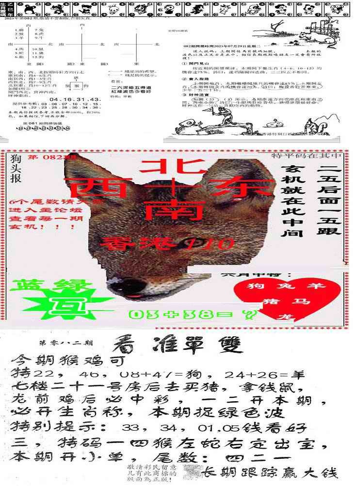 六合彩082期特码内幕B