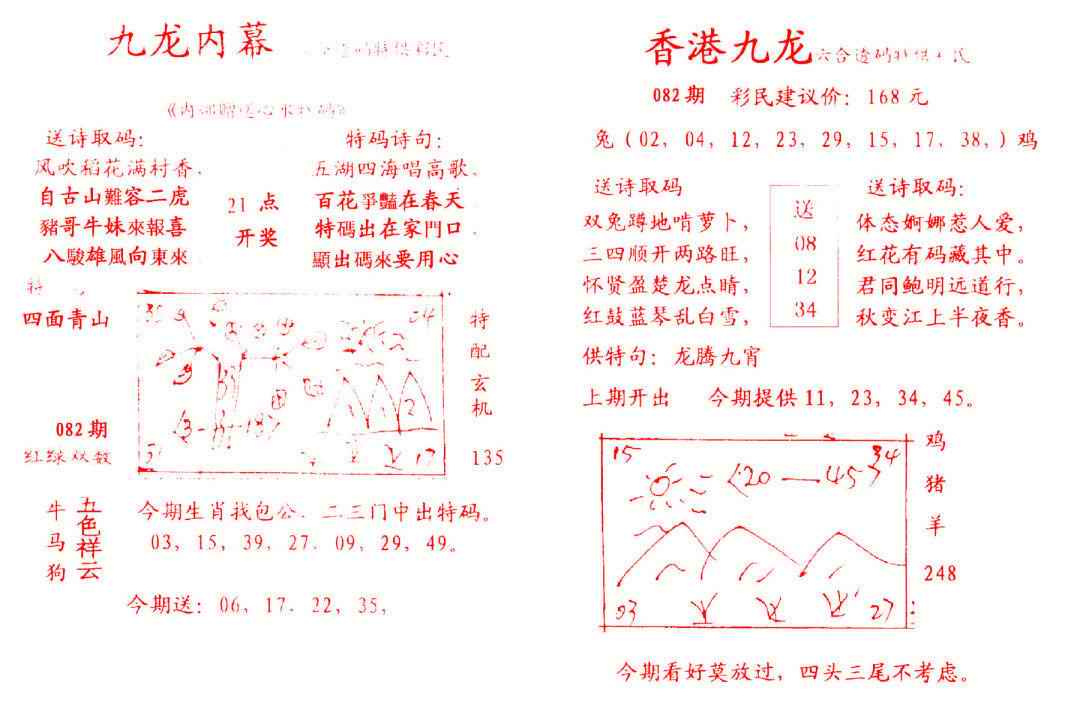 六合彩082期九龙内幕